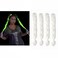 Glowing in Darkness Braiding Hair 400g Braiding Hair Jumbo Box Braids Hair Extensions Shining Jumbo Braids Hair Fluorescent Light in Darkness (White)