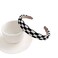 Checkerboard Headbands Black and White Headbands Checkered Padded Headband for Women Girls Christmas Party Hair Accessories