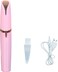 USB Rechargeable Portable Electric Eyebrow Trimmer for Women,Painless Precision Eyebrow Hair Remover,Safe Eyebrow Shaver Razor Tool for face Leg Lip Armpit Hand(Pink)
