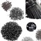 HAHIYO 500PCs Dark Brown 5.0x3.0x3.0mm Microlinks Hair Extension Bead, Silicone Lined Hair Extension Ring, Professional Tinsel Hair Feather Hair I-tip/Nano Human Hair Extension Bead for Salon Tool