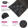 Clip in Hair Extensions Real Human Hair Clip ins Remy Human Hair Black Women Invisible Natural Straight Seamless Clip on Hair Extensions 8pcs Double Weft #1B 20 Inch 80g