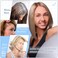Hair Toppers No Bangs Women Topper with Front Lace 360&deg; Cover Clip-in Synthetic Hairpieces Upgrade Base 13 in Short Straight Bob Wig for Thin Hair Bleach Blonde