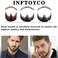 Fake Beard Realistic Mustache Full Hand Tied Goatee Facial Hair Adults Men Makeup Lace Invisible False Beards for Halloween Dressing Entertainment Drama Party Movie Makeup (Black Brown)