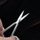 BEZOX Premium Nail Scissors 2PCS, Professional Curved and Stright Manicure Scissors - Multi-purpose Stainless Steel Beauty Grooming Scissor for Nail, Facial Hair, Eyebrow, Eyelash, Dry Skin