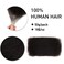 FASHION IDOL Afro Kinkys Bulk Human Hair for Dreadlock Extensions Loc Repair Braiding Twist Tight Afro Kinky Human Hair for Loc 3 Packs 150 Gram Natural Black 10 Inches 5.3 Oz