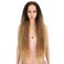 Style Icon 38&rdquo; Long Curly Wig Lace Front Wigs Synthetic Wigs with Baby Hair Half Hand Tied 130% Density Hair Replacement Wigs (38", TAT6/27/24E)