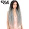 Style Icon 38&rdquo; Long Curly Wig Lace Front Wigs Synthetic Wigs with Baby Hair Half Hand Tied 130% Density Hair Replacement Wigs (38", TT4/M.GREY)