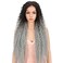 Style Icon 38&rdquo; Long Curly Wig Lace Front Wigs Synthetic Wigs with Baby Hair Half Hand Tied 130% Density Hair Replacement Wigs (38", TT4/M.GREY)