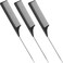 3 Pcs Rat Tail Comb Steel Pin Rat Tail Carbon Fiber Heat Resistant Teasing Combs with Stainless Steel Pintail Parting Rattail Combs Back Combing Root Teasing Adding Volume