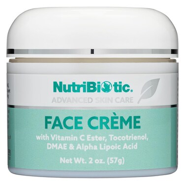 NutriBiotic &ndash; Antioxidant Properties Face Cream, 2 Oz with GSE   Deep Moisturizing with Aloe, Botanical Oils, DMAE, Tocotrienols, Vitamin C Ester, Alpha Lipoic Acid   Natural Fragrance   Paraben Free