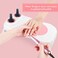 Nail Arm Rest Pillow with UV LED Nail Dryer, Professional 48W UV LED Nail Lamp Manicure Nail Hand Rest Portable Gel Nail Light Manicure Tool