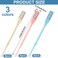 12PCS Double Sided Nose Hair Cutters, 360 Degree Nose Hair Remover Tool, 2-in-1 Nasal Hair Trimmer for Men Women (Creamy White, Blue, Pink)