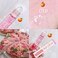 Lip Oil, 6PCS Fruity Flavors Lip Oil Set, Roll-On Lip Gloss Set, Strawberry Orange Grape Avocado Cheery Peach Flavor,Transparent Lip Gloss, Non Toxic, Kid Friendly, Suitable for Dry and Chapped Lips
