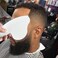 Hair Styling Template, Multi-use Hairline Fill in Design Perfect Art Clapboard Board Haircut for Barber Designing