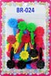 Tara Girls Self Hinge Plastic Mulit Design Hair Barrettes Selection (Flower Multi Color)