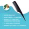RED by Kiss Quick Cover Root Touch Up Comb Type Water-Resistant Temporary Gray Concealer Cover Up Brush for Hair and Beard (Black)