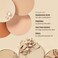 JOAH Perfect Complexion Cashmere Powder Foundation, Medium Face Coverage, Matte Finish, Korean Makeup, Compact Design For Oily &amp; All Skin Types, 16 Hour Wear, Medium with Neutral Undertones