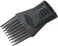 Universal Black Plastic Hair Dryer Nozzle Comb Attachment for Straightening and Detangling Fine, Curly Hair - Nice and Fashionable Salon Tool