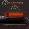Ionic Hair Straightener Brush by COOLKESI, 30s Fast MCH Ceramic Heating Hair Straightening Brush with Anti Scald Feature, Auto-Off &amp; Dual Voltage, Portable Frizz-Free Silky Electric Straightening Comb