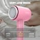 Feekaa Kids Hair Dryer, Portable Mini Blow Dryer with Diffuser, Quiet Small Hair Dryer for Children, Compact Kids Hairdryer with DIY Stickers Lightweight, Boy &amp; Girl Birthday Gift, Pink