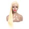 Silk Straight 13X4 Lace Front Wigs Human Hair #613 Blonde Remy Straight 180% Density Lace Front Wigs for Black Women with Baby Hair Bleached Knots Pre Plucked 14 inches