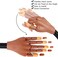 Practice Hand for Acrylic Nails, Professional Nail Practice Hand for Training, Adjustable False Fake Mannequin Hand with 100Pcs Nail Tips, Upgrade DIY Nails Display Manicure Supply