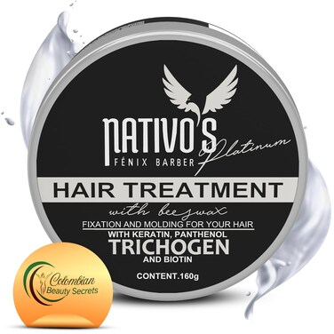Nativo's Hair Growth Treatment with Keratin, Panthenol, Trichogen and Bee Honey