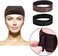 3pcs Velvet Wig Grip Headband Comfort Head Hair Band For Women Elastic Adjustable Hair Fasterner Gift for Mothers - Non Slip, Keeps Wig Secured Prevents Headaches Hair Loss, Cream + Brown + Black
