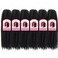 Marley Twist Braiding Hair Spring Twist Hair 18inch Crochet Hair 6packs Afro Twist Hair Cuban Twist Hair Marley Twist Hair Kinky Braiding Hair Synthetic Hair Extension For Women (18inch,6pcs, 1B）