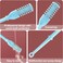 12pcs Double Sided Nose Hair Trimmers, 360&deg; Manual Nose Hair Cutters Razor, Portable Nose Hair Removal Cleaning Tool for Men &amp; Women- Beige &amp; Pink &amp; Blue