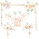 5PCS Camellia Flower Tassels Hairpin, Crystal Rhinestone Pearl Hair Clips, Chinese Hanfu Headpiece, Retro Wedding Party Hair Jewelry Accessories for Women Brides