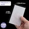 100pcs Perm Papers for Hair, Thickened End Papers for Hair Perm, High-Temperature Resistant Perm End Paper for Professional Hair Salon Home Use- White