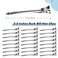 50pcs 3.5 Inches Duck Bill Hair Clips, Superior Silver Alligator Curl Clips with Holes, Hairdressing Salon Hair Grip, DIY Accessories Hairpins for Women and Girls