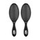 Wet Brush Original Detangling Hair Brush, Classic Black - Ultra-Soft IntelliFlex Bristles - Detangler Brush Glide Through Tangles With Ease - All Hair Types - For Wet &amp; Dry Hair (Pack of 2)