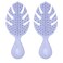 Wet Brush Go Green Mini Detangler, Purple - Detangling Travel Hair Brush - Ultra-Soft IntelliFlex Bristles Glide Through Tangles &amp; Gently Loosens Knots While Minimizing Pain &amp; Breakage (Pack of 2)