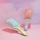 Wet Brush Paddle Detangler Hair Brush, Green/Blue (Feel Good Ombre) - Ultra-Soft IntelliFlex Bristles with AquaVent Design &ndash; Great For Hair Treatments - Pain-Free Brush For Wet Dry Damaged Hair