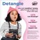 Wet Brush Squirt Detangler Hair Brushes - Free Spirit, Sangria - Mini Detangling Brush with Ultra-Soft IntelliFlex Bristles Glide Through Tangles with Ease - Pain Free Comb for All Hair Types