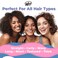 Wet Brush Squirt Detangler Hair Brushes - Free Spirit, Sangria - Mini Detangling Brush with Ultra-Soft IntelliFlex Bristles Glide Through Tangles with Ease - Pain Free Comb for All Hair Types