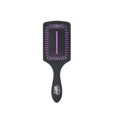 Wet Brush Refresh and Extend Paddle Detangler Hair Brush, Black - Detangling Brush with Charcoal Infused Ultra-Soft IntelliFlex Bristles For All Hair Types - Removes Dirt, Excess Oils &amp; Impurities