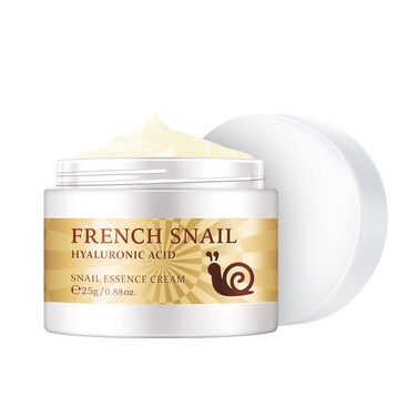 French Snail Extract Secretion Hyaluronic Acid Moisture Facial Cream Miracle Intensive Repair Cream, 50g