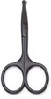 Nose Hair Trimmer Scissors-3.4' Round Tip Scissors For Ear Eyebrow Beard Mustache Trimming - Multi Purpose Round Personal Beauty Hair Care Tool For Men Women And Baby (Black &amp; Curved B)