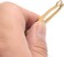 Nose Hair Tweezers Nose Hair Trimming Tweezers Stainless Steel Round Head Tweezers Eyebrow Clippers Trimmer Water Resistant for Men Women Sideburns, Brow, Body, Noses (Gold)