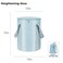 Portable Thermal Insulation Multifunctional Foldable Feet Soaking Bath Bucket with Lid Home Travel Outdoor Camping Foot Soaking Spa Bucket, 7.4 US GAL,Blue, Birthday Gift