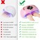 UV LED Nail Lamp for Two Hand, 248W Nail Dryer for Gel Polish, Large Space UV Light for Nails,45 Pcs Lamp Beads and Professional Manicure Phototherapy Lamp with Automatic Sensor(Pink)