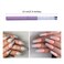SILPECWEE 3Pcs Acrylic Nail Brush Set UV Gel Nail Ombre Brush Double-Head Sponge Pen Wooden Nail Art Gradient Painting Brush Manicure Tools