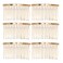 10 Pieces Metal Hair Comb Clip Wire Wedding Bridal Veil Combs for Women (15 Teeth, Gold)