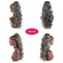 CINHOO 24 Inch Long Body Wavy Gray Drawstring Ponytail Extension for Black Women Clip in Ponytail Hair Extension Synthetic Curly Wavy Pony Tail Hairpiece for Women (24inch, Gray)