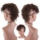 Aisaide Mohawk Ponytails for Black Women - High Puff Afro, Kinky Curly Synthetic Hair Bun with Bangs, Wrap Updo Clip in Extension
