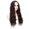 Dark Brown Wavy Wigs Long Curly Wavy Wigs Middle Part Heat Resistant Fiber Synthetic Halloween Party Cosplay Wigs for Women 26 Inch
