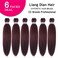 Liang Dian Pre-Stretched Braiding Hair 22 inch 6 packs Hot Water Setting Synthetic Hair Crochet Braiding Hair Extension (99J)